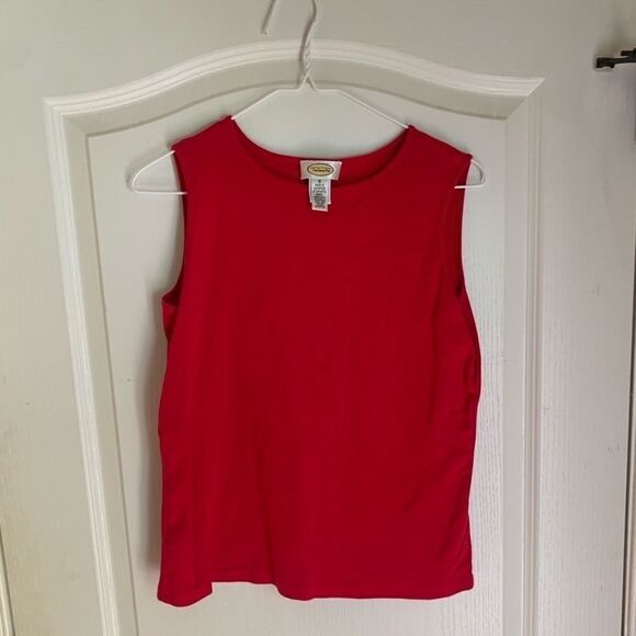 Talbots red tank medium - Picture 1 of 5